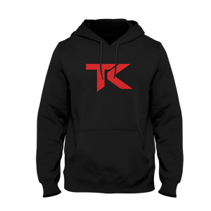 Open image in slideshow, Red TK Logo Hoodie
