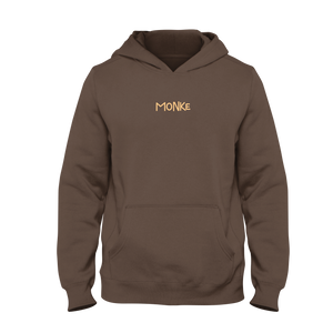 Open image in slideshow, Monke Embroidered Text Hoodie
