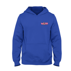 Open image in slideshow, Woah Embroidered Youth Hoodie
