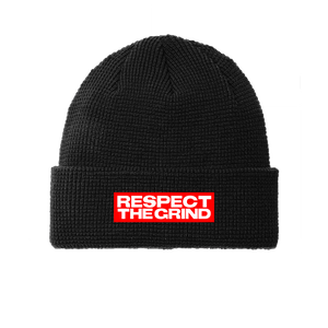 Open image in slideshow, Respect The Grind Waffle Knit Beanie
