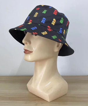 Gummy Monke Bucket Hat (Black)