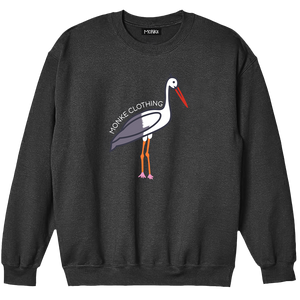 Open image in slideshow, Stork Woven Sweater (Black)
