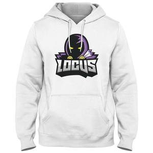 Open image in slideshow, Locus White Hoodie
