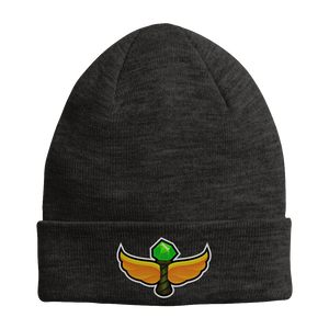 Open image in slideshow, Orange Ward Embroidered Beanie
