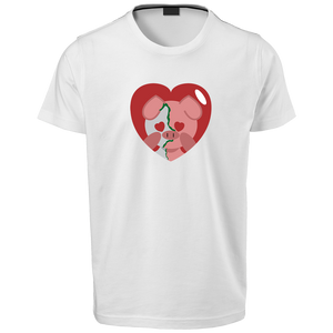 Open image in slideshow, Piggaton Heart T-Shirt
