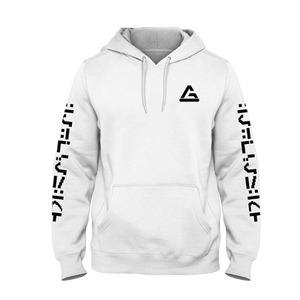 Open image in slideshow, GoldActual Logo Sleeveprint Hoodie
