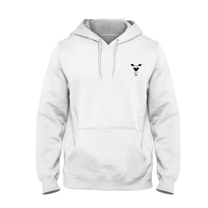 Open image in slideshow, Yegs Embroidered White Hoodie (Sample)
