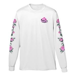 Open image in slideshow, Roses Longsleeve Sleeveprint T-Shirt
