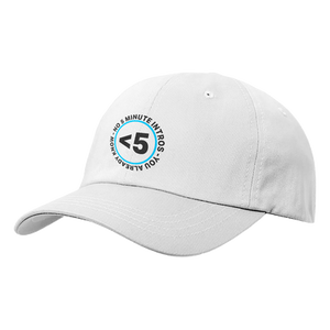 Open image in slideshow, Justicul &lt;5 Minutes White Embroidered Hat
