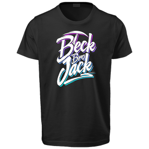 Open image in slideshow, BeckBroJack Space Text T-Shirt
