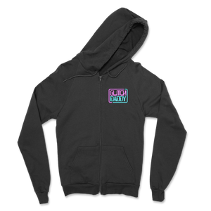 Open image in slideshow, Glitch Daddy Embroidered Zip Up Hoodie
