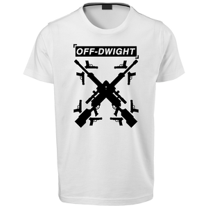 Open image in slideshow, Off-Dwight T-Shirt
