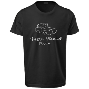 Open image in slideshow, Thicc Pick-Up Truck Black T-Shirt
