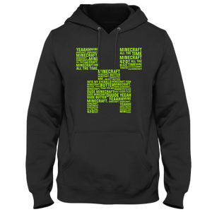 Open image in slideshow, Minecraft All The Time Hoodie
