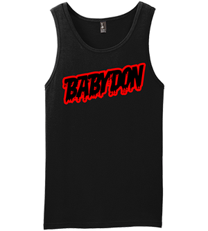 Open image in slideshow, Baby Don Black Text Red Outline Tank
