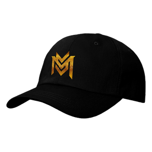 Open image in slideshow, Squishy Gold Thread Embroidered Logo Hat
