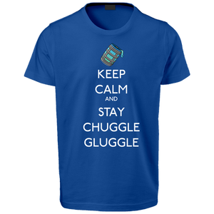 Open image in slideshow, Keep Calm And Stay Chuggle Gluggle Royal Blue T-Shirt
