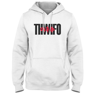 Open image in slideshow, Thwifo Black Text Hoodie
