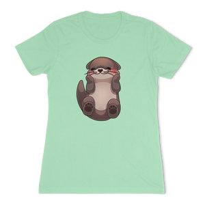 Open image in slideshow, Otterly Blushed Women&#39;s T-Shirt
