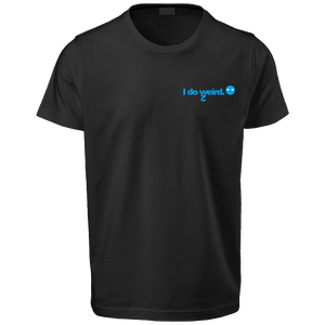 Open image in slideshow, 2 Million Subscribers &quot;I do weird&quot; T-Shirt (Blue Embroidery)
