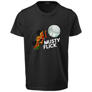 Open image in slideshow, Musty Flick Red and Orange Car T-Shirt
