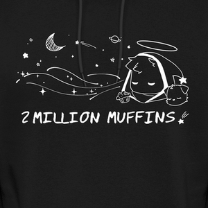 2 Million Muffins Black Hoodie