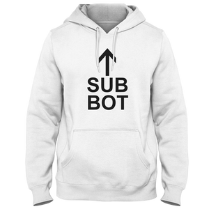 Open image in slideshow, Sub Bot Black Text Hoodie
