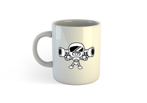 Open image in slideshow, Robo-Monkey Aiming Mug
