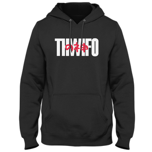 Open image in slideshow, Thwifo White Text Hoodie
