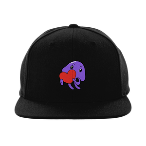 Open image in slideshow, DameTheDime Heart Embroidered Snapback
