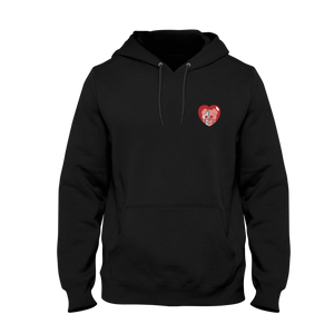 Open image in slideshow, Piggaton Heart Embroidered Hoodie
