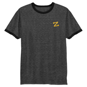 Open image in slideshow, Mithzan Gold Foil Ringer T-Shirt
