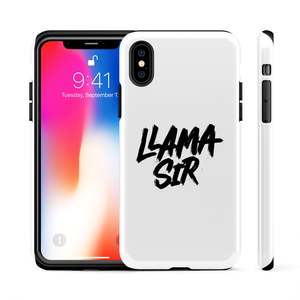 Open image in slideshow, LlamaSir White Phone Case
