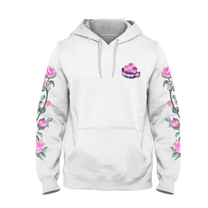 Open image in slideshow, Roses Sleeveprint Hoodie
