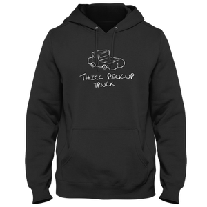 Open image in slideshow, Thicc Pick-Up Truck Black Hoodie
